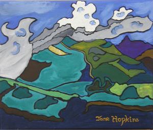 Acrylic on box canvas